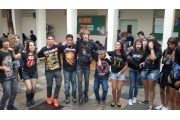 Alunos participaram do Trote Rock and Roll