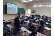 Capito do Corpo de Bombeiros ministra palestra no Ateneu